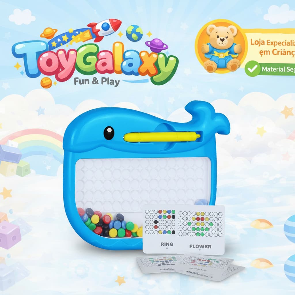 Mini Tábua Lousa Mágica Prancheta Magnética Desenho Brinquedo Educativo Crianças Interativo Portátil