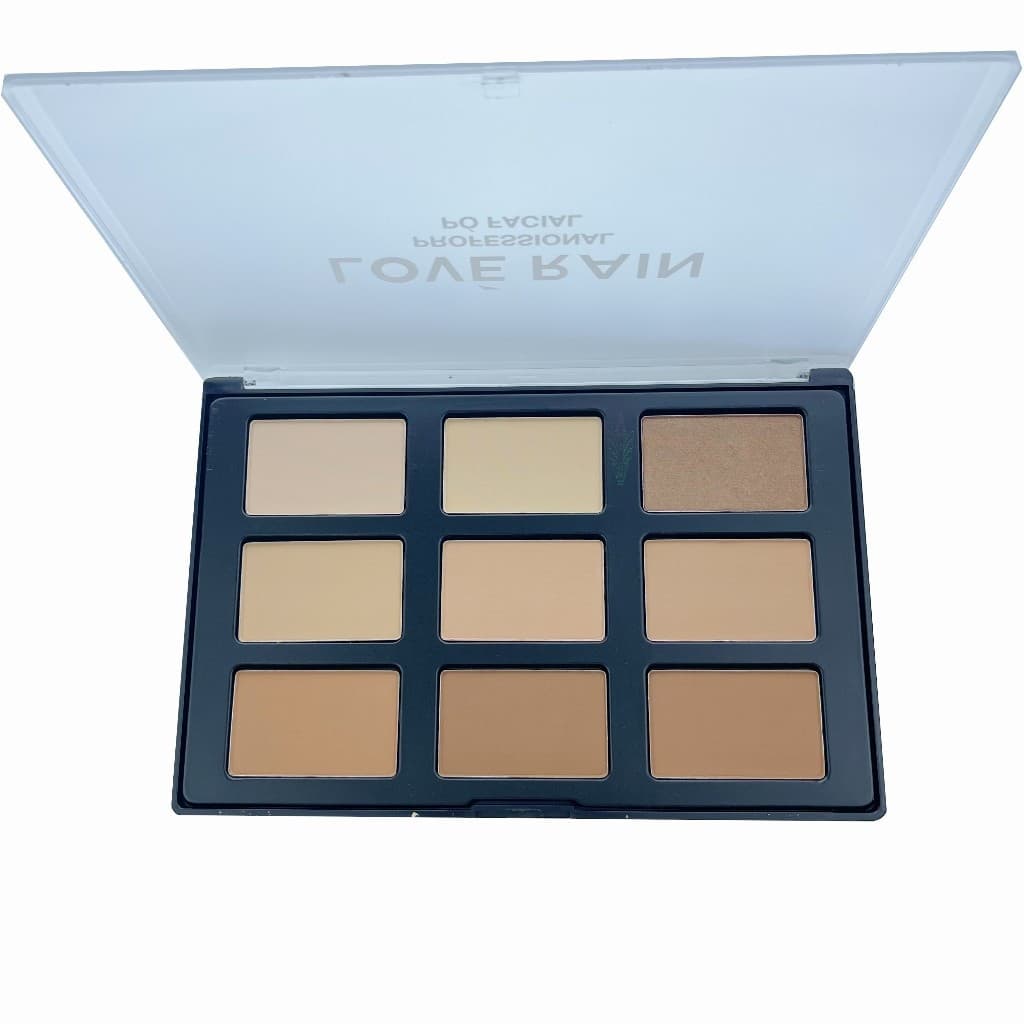 Paleta de Pó Facial Compacto Profissional Para Maquiagem LOVE RAIN Contorno Em Pó On Sale