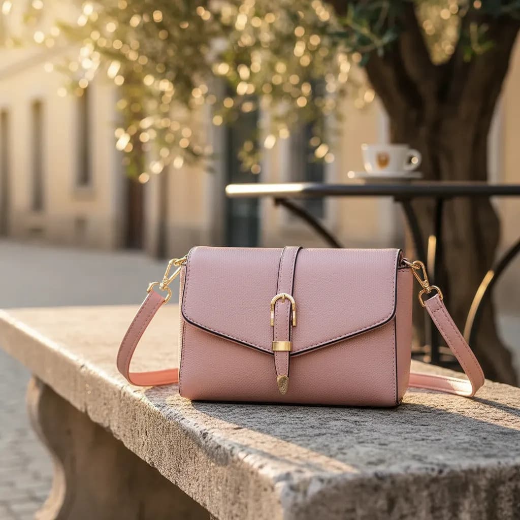 Bolsa Feminina Transversal Com Fivela W7