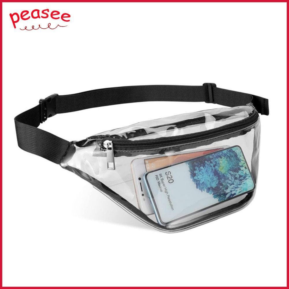 [PEASEE] Bolsa Pochete , Flutuante Transparente Para Telefone , PVC À Prova D'água Com Alça De Cintura