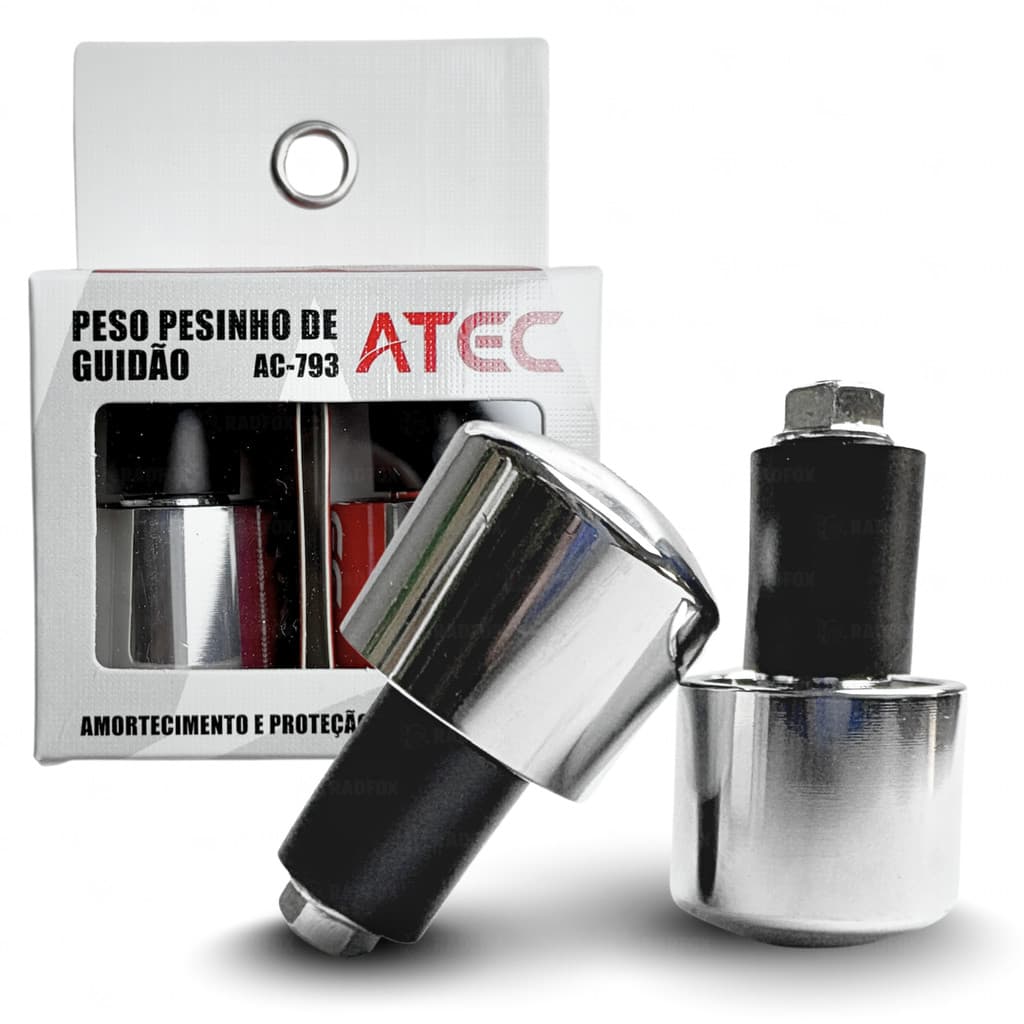 Pezinho De Guidão Moto e Bike Universal Peso 150g  Com Bucha