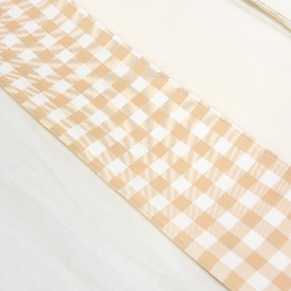 Jogo de lençol 03 peças Vira Estampado Sweet Vichy Palha