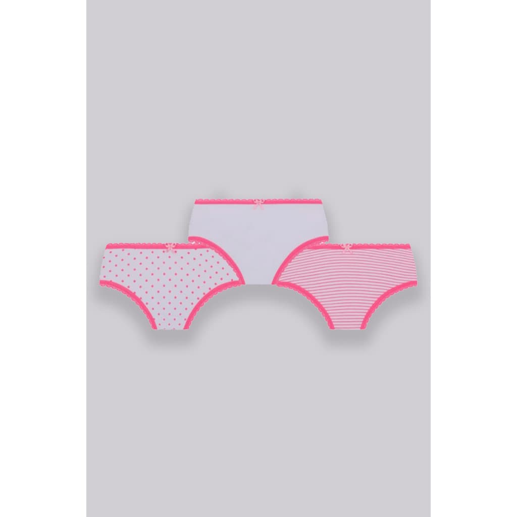 KIT C/03 CALCINHAS LOBINHA KF ESTAMPADA Ref. 18100-089
