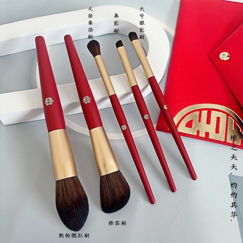 Conjunto de pincéis de maquiagem, lembrança de casamento, sombra, manchas, detalhe, pó solto, Blush, contorno, Cangzhou