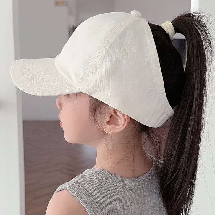EXPEN Chapéu De Sol Infantil De Verão , Sombreamento Anti-UV Meio Vazio Viseira Estilo Coreano