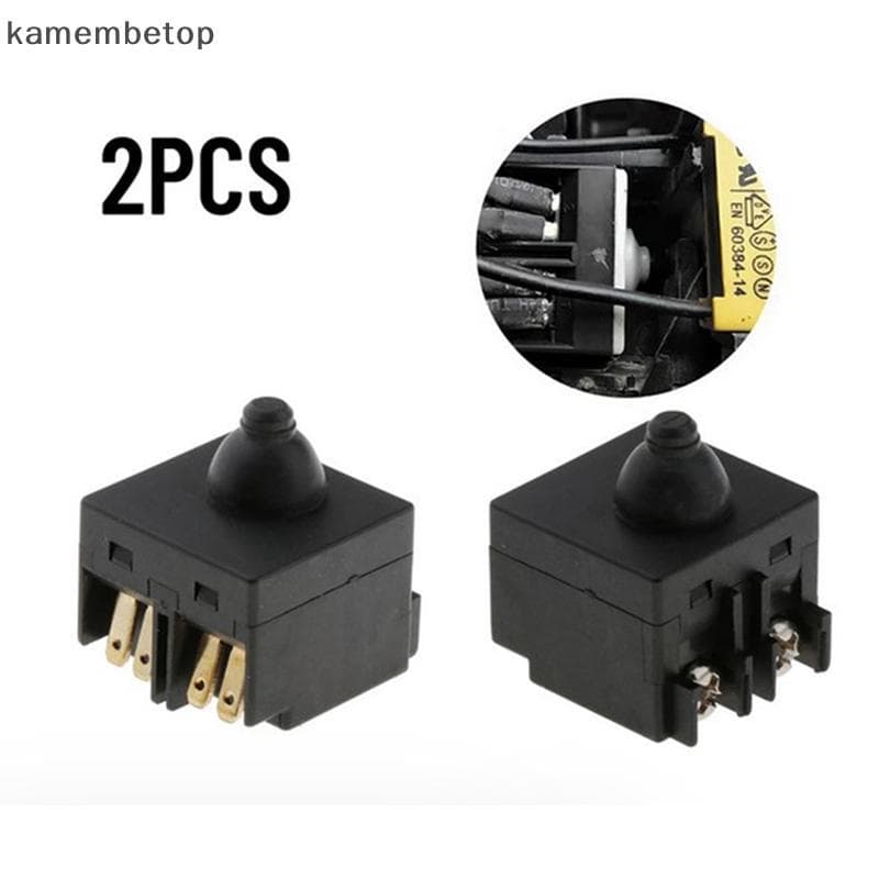 2pcs Interruptor De Botão De Substituição Para Rebarbadora GWS6-100 Polidor