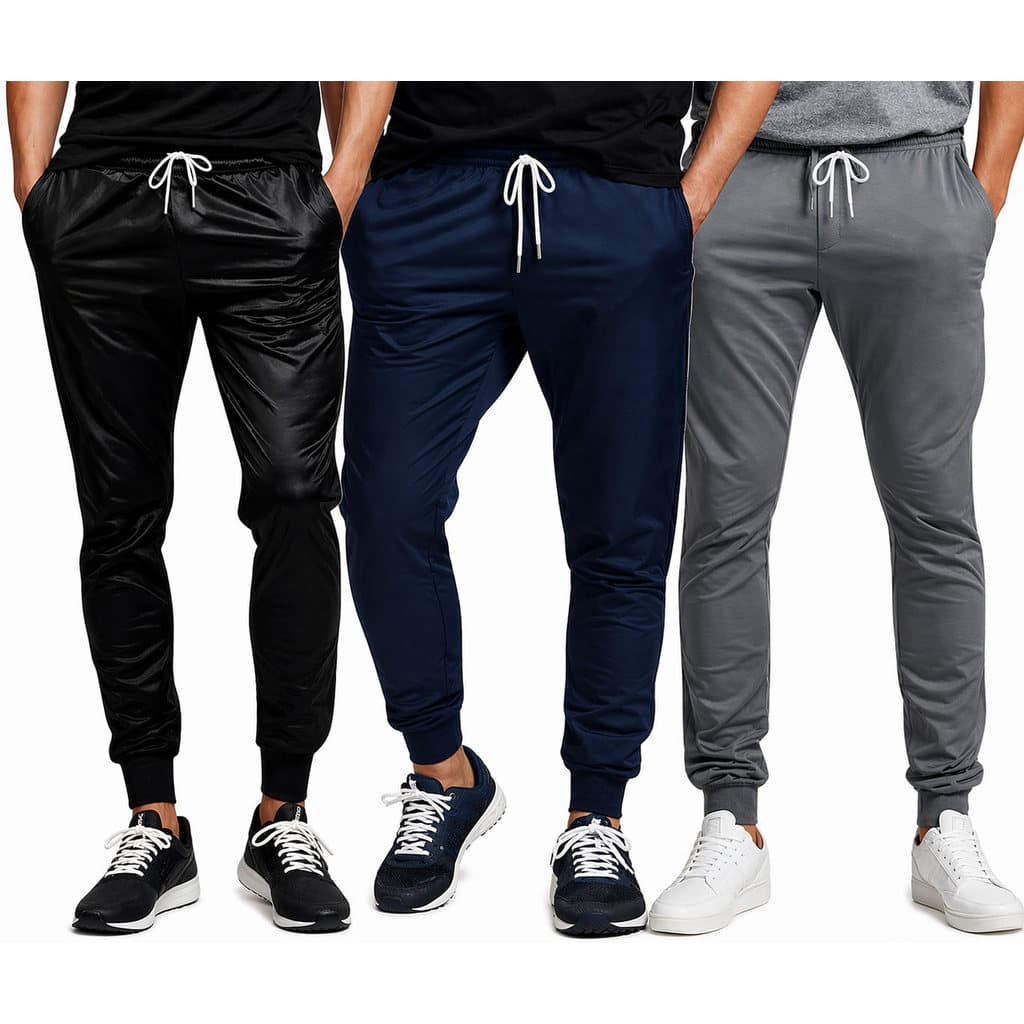 Kit 3 Calças Jogger Masculina Fitness Confortável