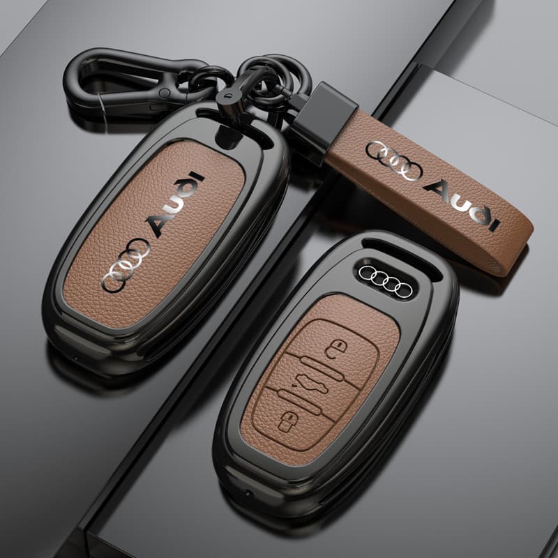 Capa Protetora para Chave de Carro Estilo Liga para Audi A6 A5 Q7 S4 S5 S7 A4 B9 A4L 4m 8W Q5 TTS RS 8S Coupe Acessórios