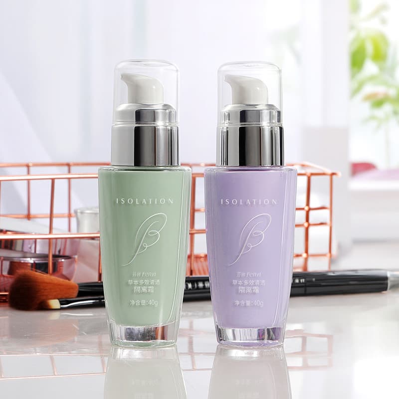 Fenyi Herbal Multi-Efeito Base Clara Creme Três Cores 40ml Maquiagem Primer Primer Primer Hidratante Maquiagem Cosmético
