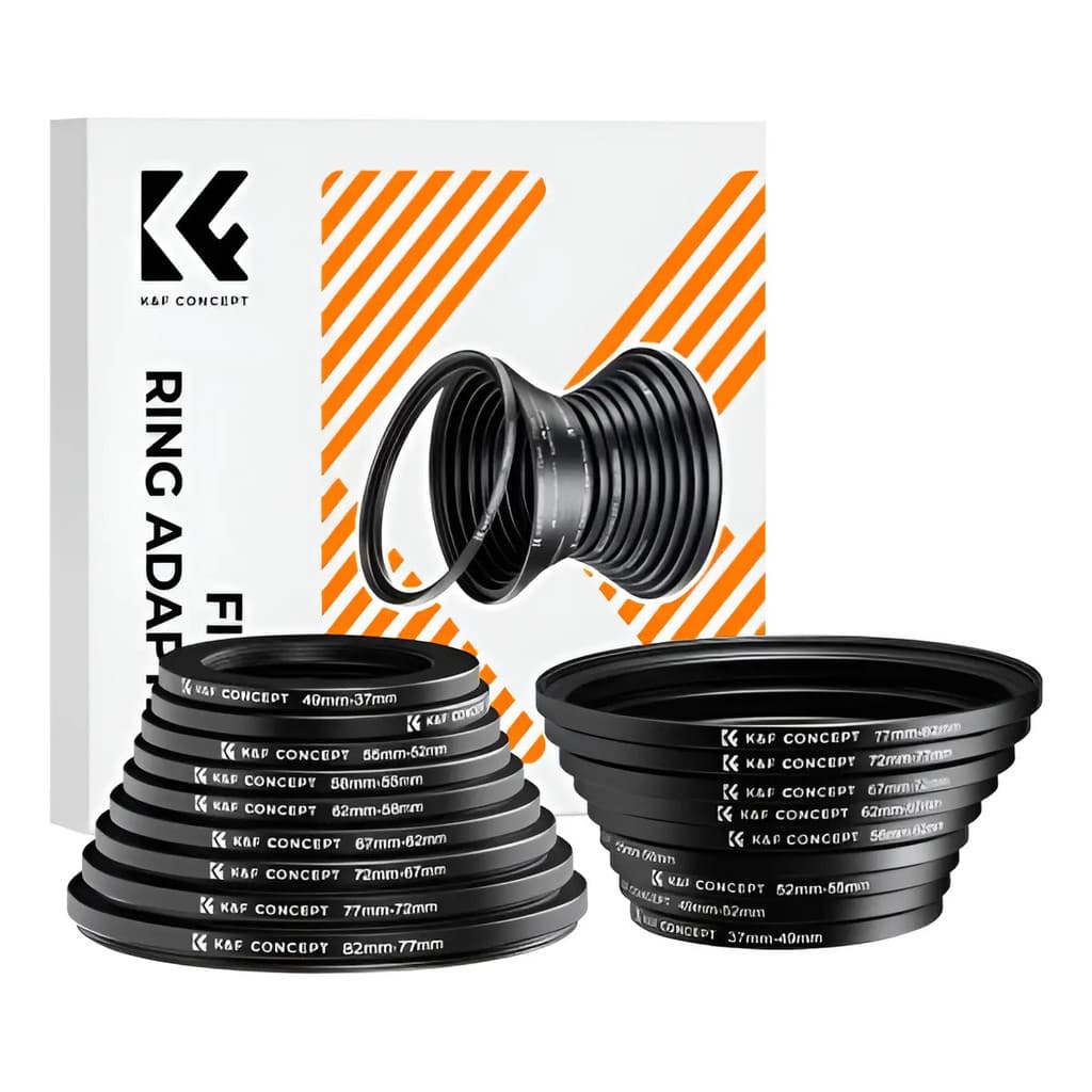 Anéis 18 Adaptadores Stepup E Stepdown K&f Concept P/ Lentes