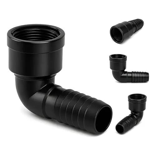 Kit 10 20 30 Cotovelo 90° 1/2 Rosca Interna Femea Mangueira Irrigação Joelho