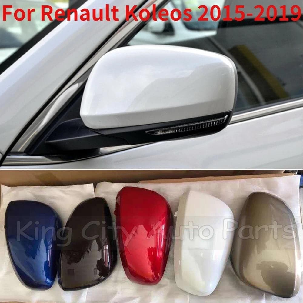 CAPQX Para Renault Koleos 2015 2016 2017 2018 2019 Espelho Retrovisor Capa Lateral Tampa Do Com Estilo De Luz