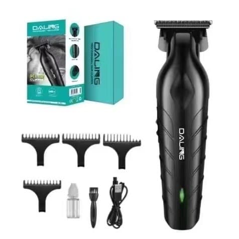 Maquina Corte Cabelo Acabamento Profissional Cor Preto 110V/220V Daling DL-1767