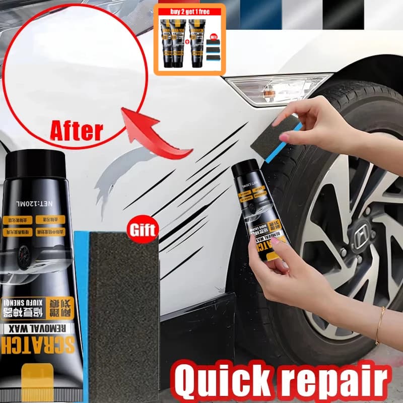 Cera De Reparo De Arranhões De Carro Polimento Suave Universal Manutenção De Pintura Segura Remover Finos Danos Solares