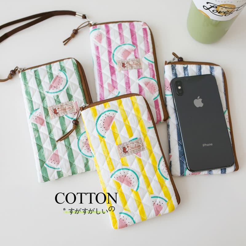 20 cm 22 cm Halter saco do telefone móvel feminino versão coreana frutas frescas Mini ins tecido de algodão iphoneX caso