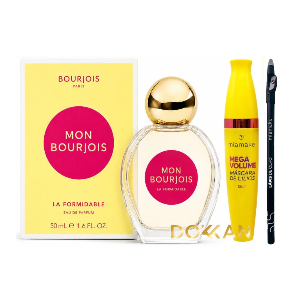 Kit Perfume Feminino La Formidable Bourjois + Lápis de Olho + Máscara de Cílios