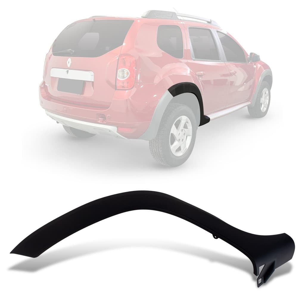 Alargador Moldura Paralama Traseiro Renault Duster 2011 2012 13 14 Lado Direito Passageiro