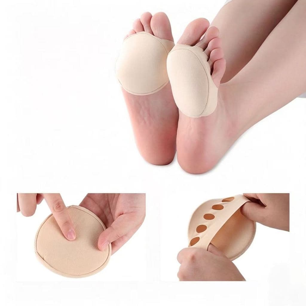Kit Pares Protetor Almofada Para Antepé Salto Alto Dança Metatarso Ergonômico Conforto Dos Pés