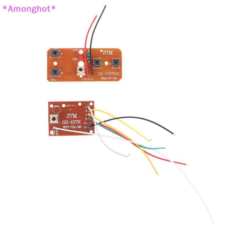 Entrehot > 4CH RC Circuito De Controle Remoto PCB Transmissor Placa Receptora Acessórios Para Carro Com Antena Sistema D