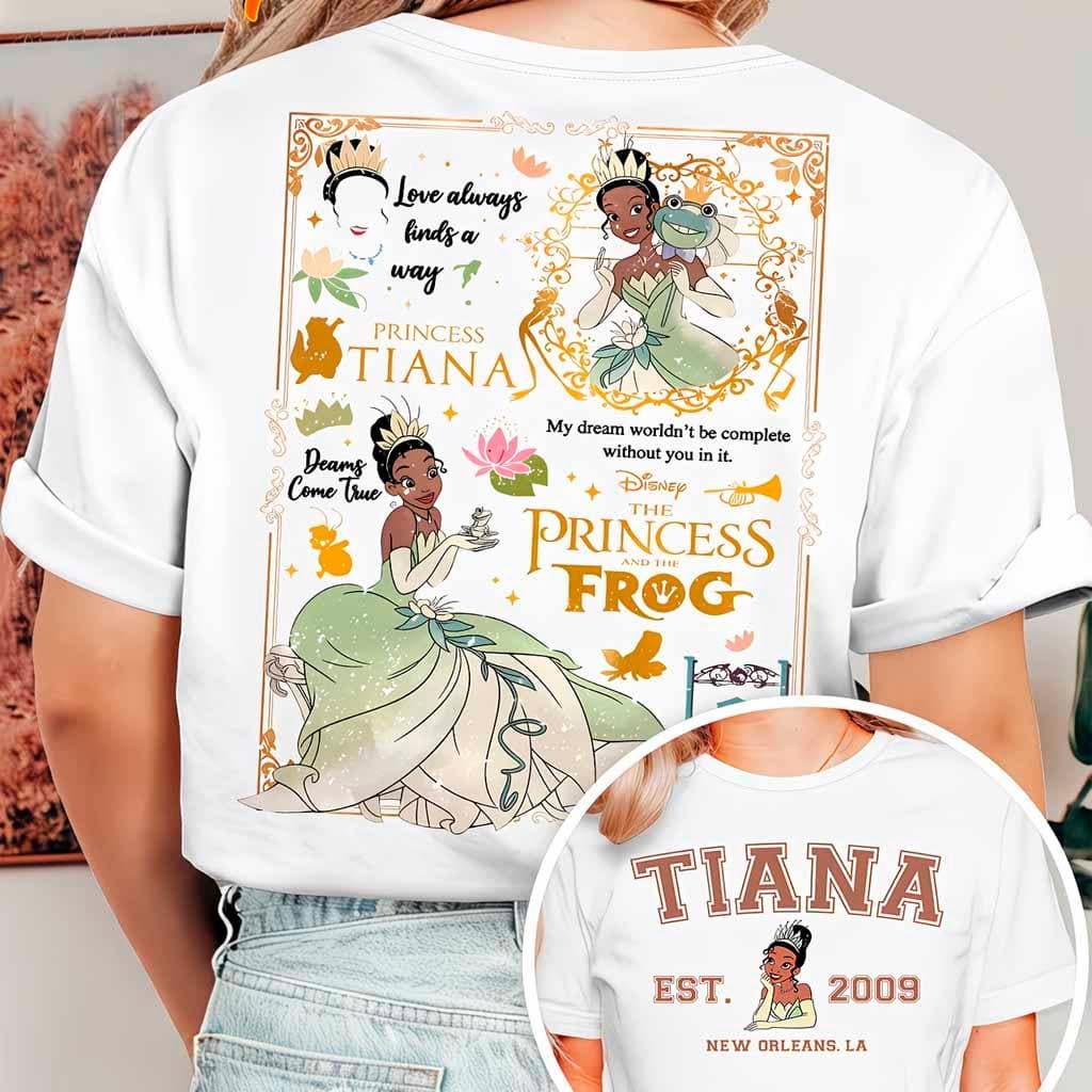 Camiseta Basica Princesa Tiana Premium A Princesa E O Sapo Filme Divertido Desenho Camisa Animado Camisa