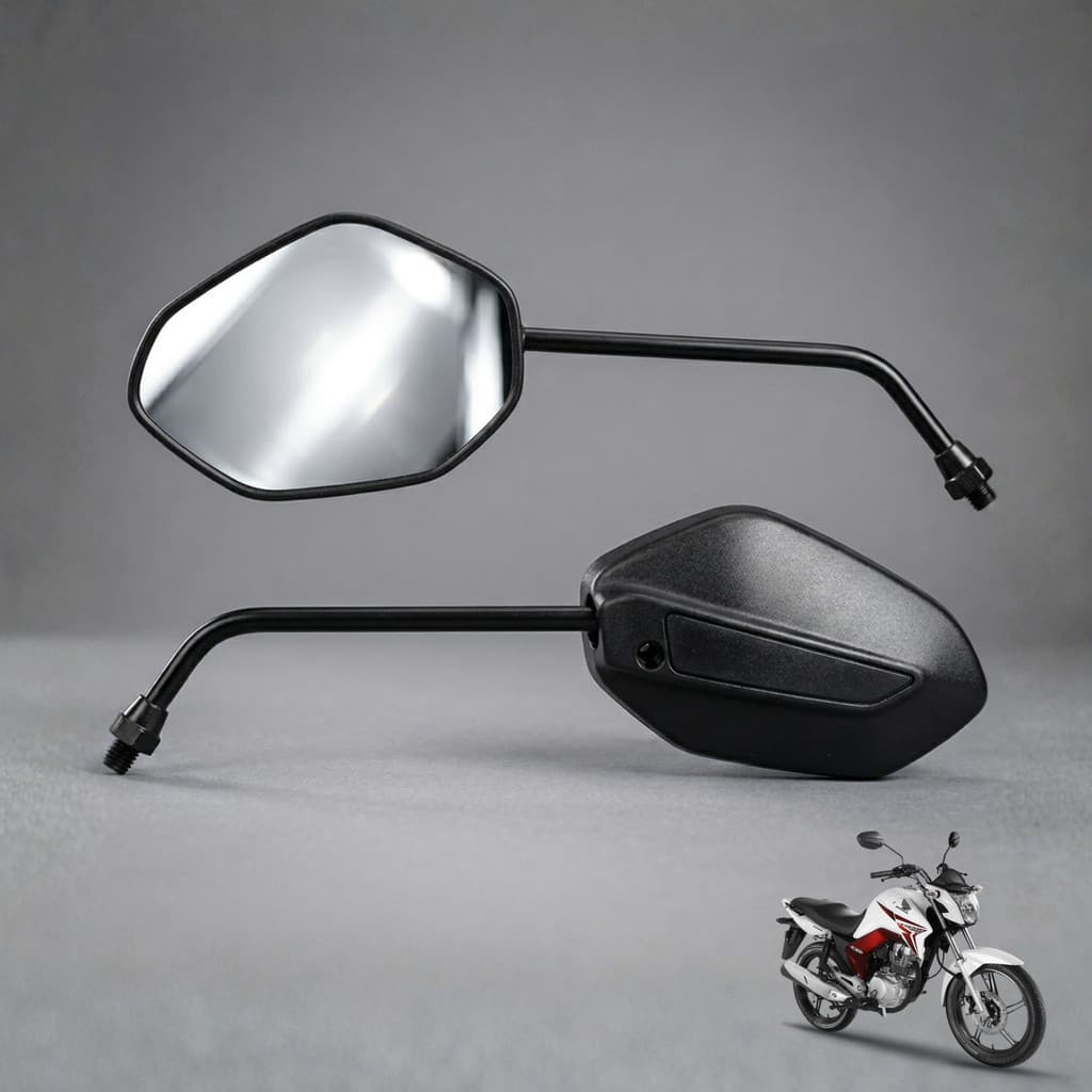 Par Retrovisor GVS Moto Honda CG Titan Fan 125 150 2014