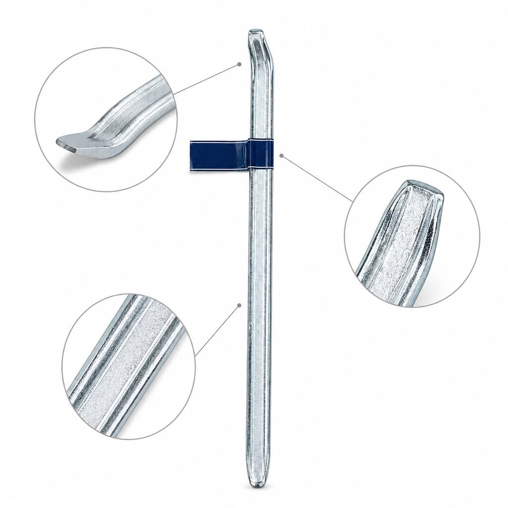 Espatula Chata Pneu Borracheiro 60cm Desmontar Montar Pneus