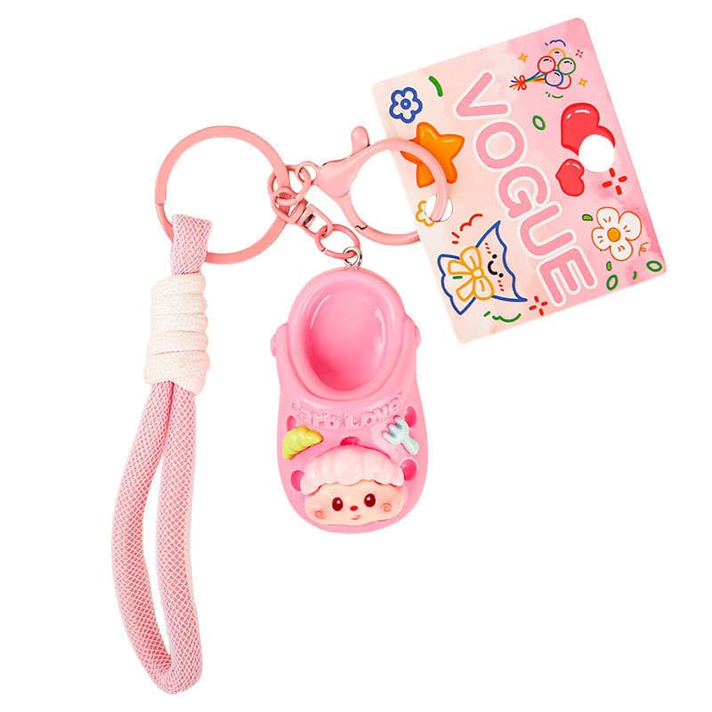 Chaveiro Fofo De Resina " Carb Brain " Kawaii-Pingente De Boneca De Menina Adorável , Casal E Desenho Animado Presente D
