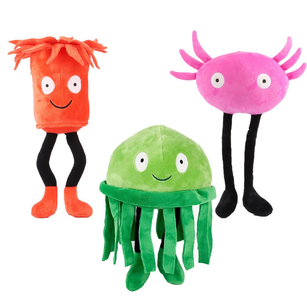 KinitoPet Plush Desktop Jogos Eletrônicos De Horror De Bonecas De Pelúcia Doll Green