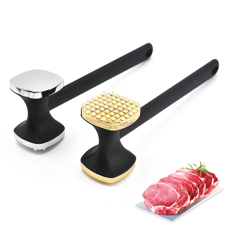 Martelo Amaciador Carne Liga Zinco Cozinha Batedor Carne Churrasco Manual