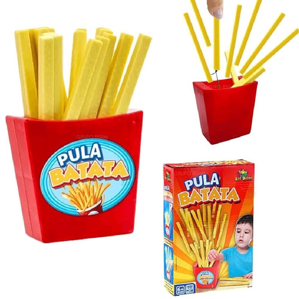 Jogo Pula Batata Puxa Batatinha Frita Infantil Brinquedo Interativo Mesa Divertido Crianca Menino Menina Familia