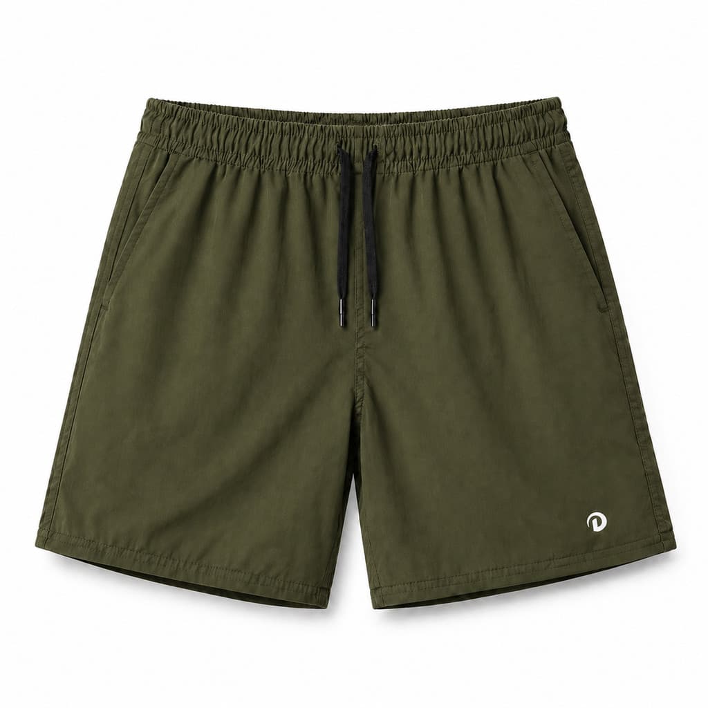Short Dry Fit Masculino Verde Bermuda Leve Seca Rápido Academia Praia