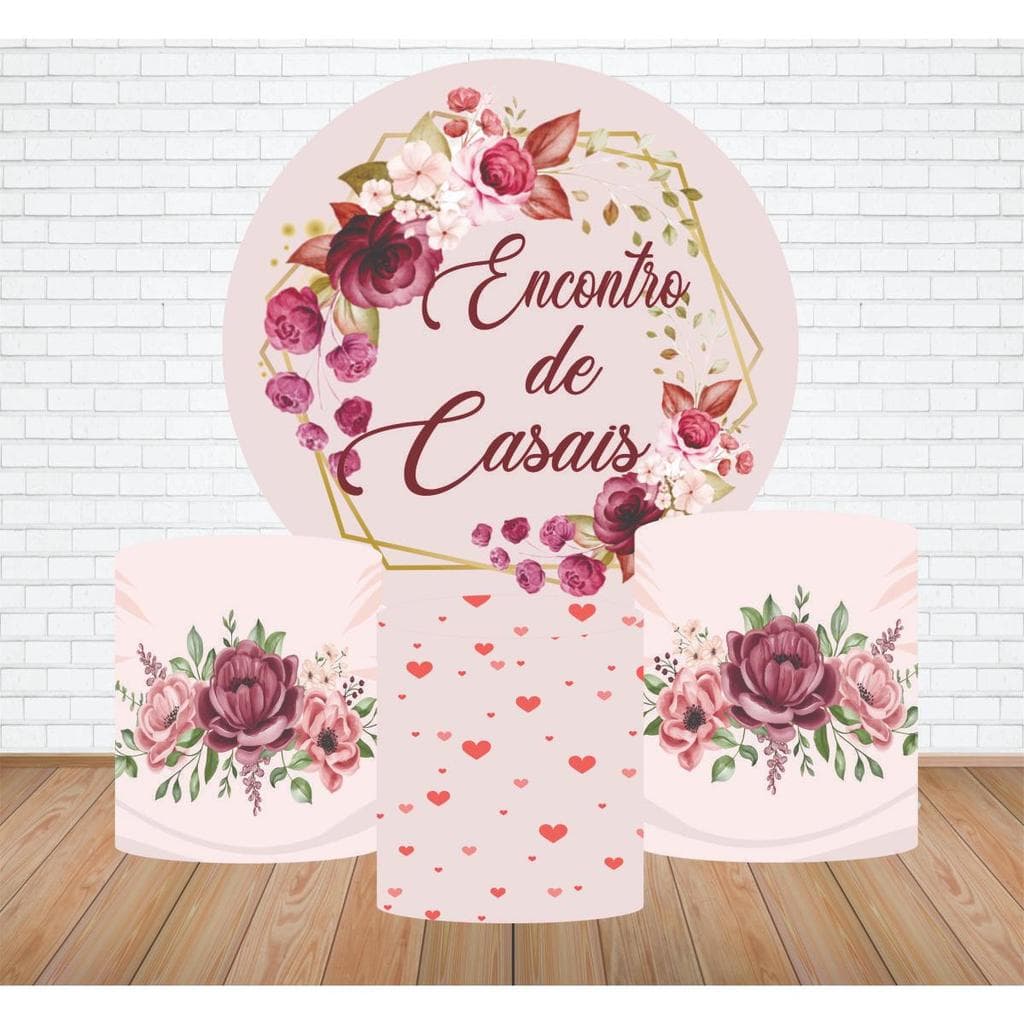 Capa de Painel capa de cilindros - ENCONTRO DE CASAIS MODELO 1