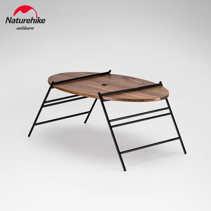 Naturehike Naturehike mesa dobrável ao ar livre portátil acampamento piquenique acampamento auto-condução carro Oval mes