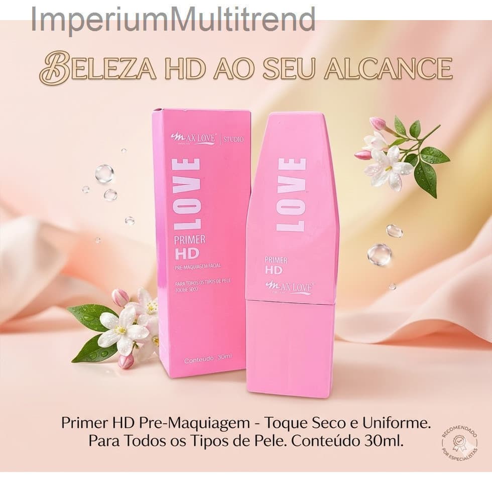 Primer HD pré-maquiagem facial - Max LoveYHLE