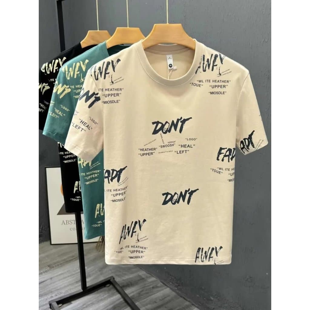 Verão na moda estilo americano impresso de manga curta estilo fino solto Casual ins estilo Hong Kong carta roupas superi