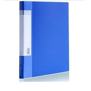 Pasta de inserção de livro de dados A4, pasta de proteção de arquivo, pasta de arquivo transparente