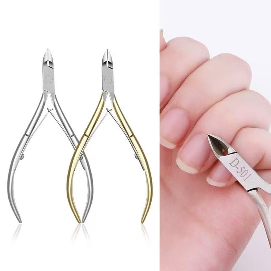Alicate de Aço Inoxidável Removedor de Cutícula -Cortador de Unhas - Ferramenta de Manicure