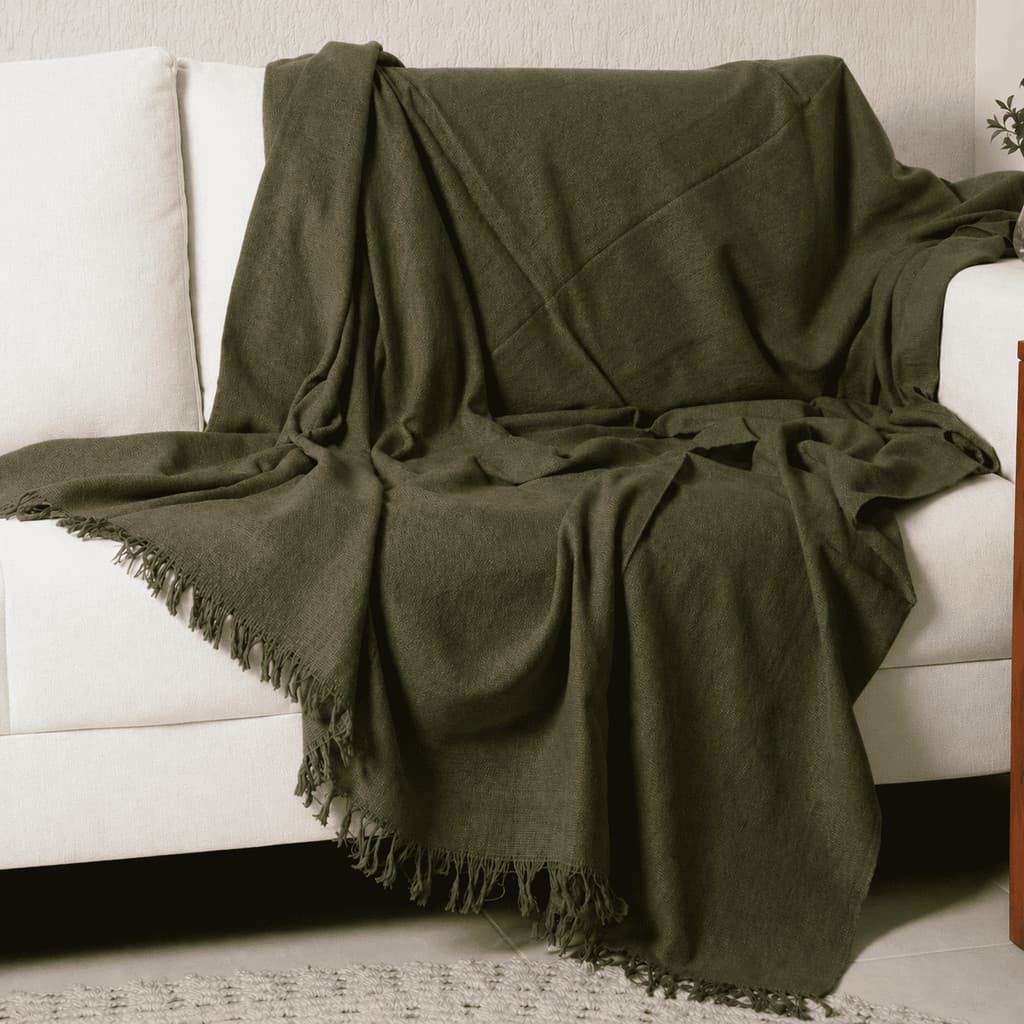 Kit 2 Mantas Para Sofá Cama Poltrona 220x160cm Macias Confortáveis Decorativas Laváveis Higiênicas Alta Qualidade