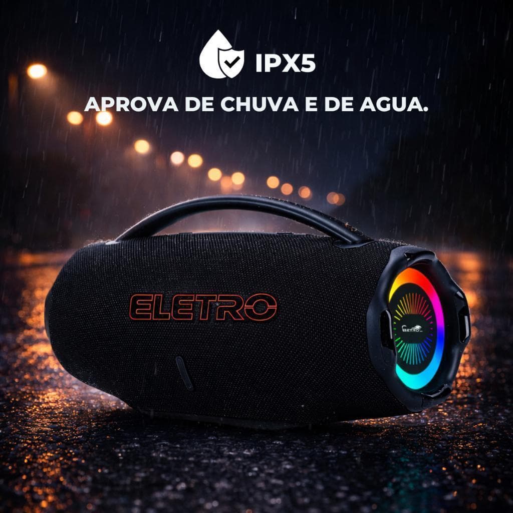 Caixa De Som Bluetooth 500w Graves Potentes Bass Boost Alta Potencia Potatil Bombox 110V/220V