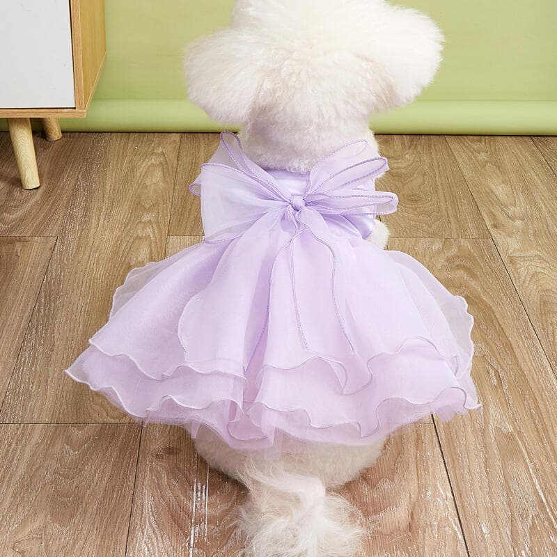 Vestido De Casamento Para Cães E Gatos , Saia Animais De Estimação , Branco Rosa , Roupas