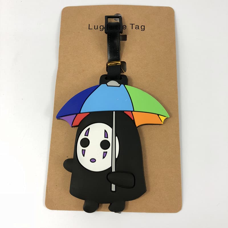 Etiqueta de bagagem Etiqueta de sinal de nome Meu vizinho Totoro Hayao Miyazaki Etiqueta de bagagem KBVZ