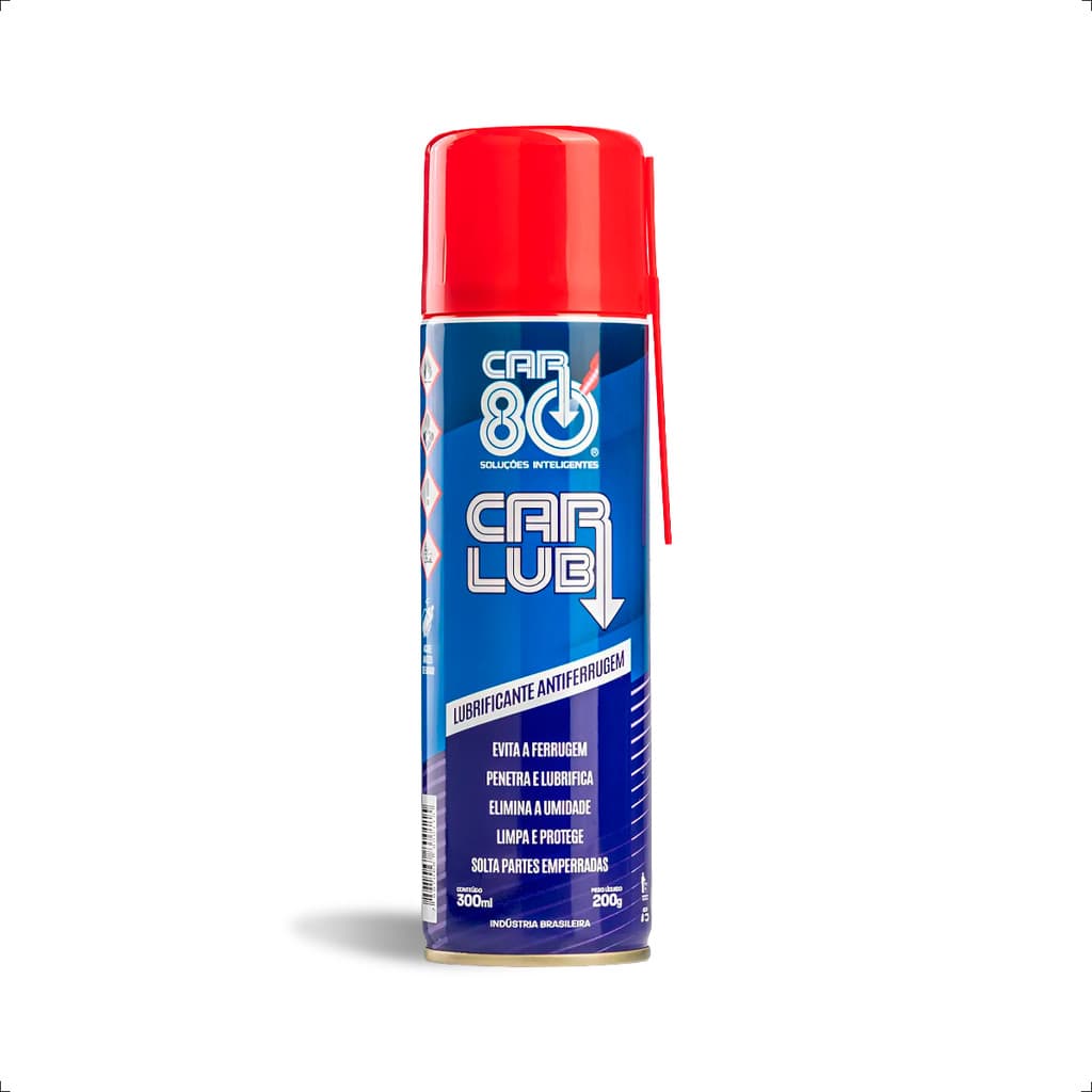 Carlub Car80 Desengripante Antiferrugem Original Protetor de Correias Protege e Silencia 300ml