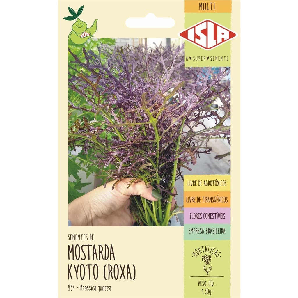 Sementes Mostarda Kyoto (Roxa)