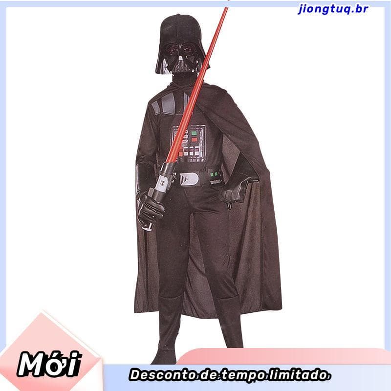 Crianças Cosplay Fantasia De Carnaval Vestuário Star War Storm Trooper Darth Vader Anakin Skywalker Máscara De Capa De