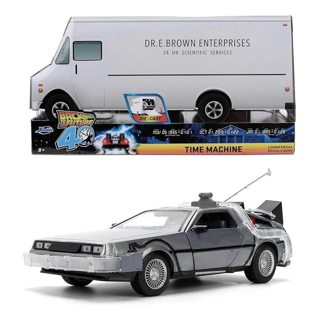 Delorean Back To The Future c/ luzes edition 40TH Jada 1/24