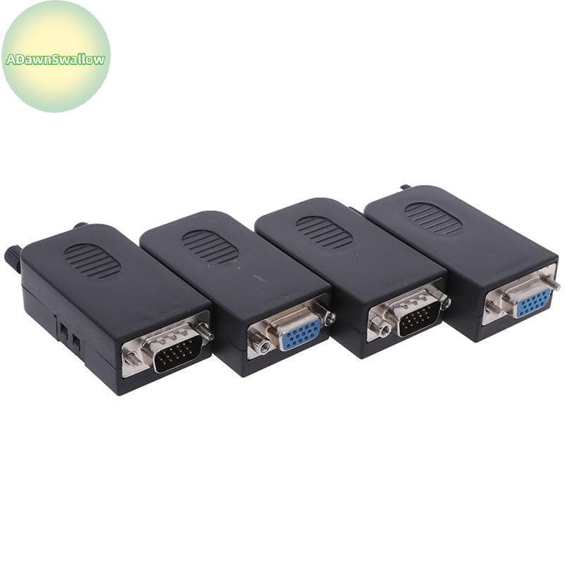 ADS D-SUB DB15 VGA Macho 3 Linhas 15 Pinos Plug Breakout Terminais Conector BR