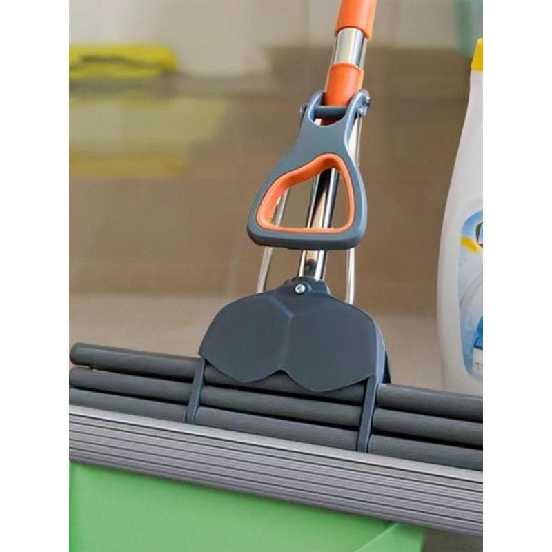 Esponja absorvente mop doméstico tipo rolo espremer cola de água algodão mop cabeça mão-livre mop chão mop