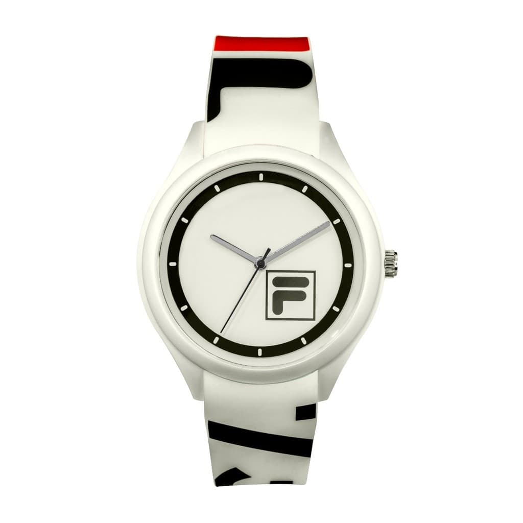 Relógio Fila Original Unissex Pulseira Silicone Branco 38-321-101