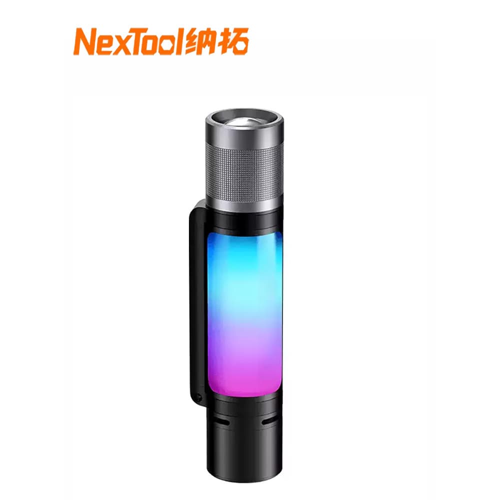 Natuo Outdoor 12 em 1 Thunder Music Lanterna Luz Forte Recarregável Super Brilhante Mini Portátil Ao Ar Livre de Longo A