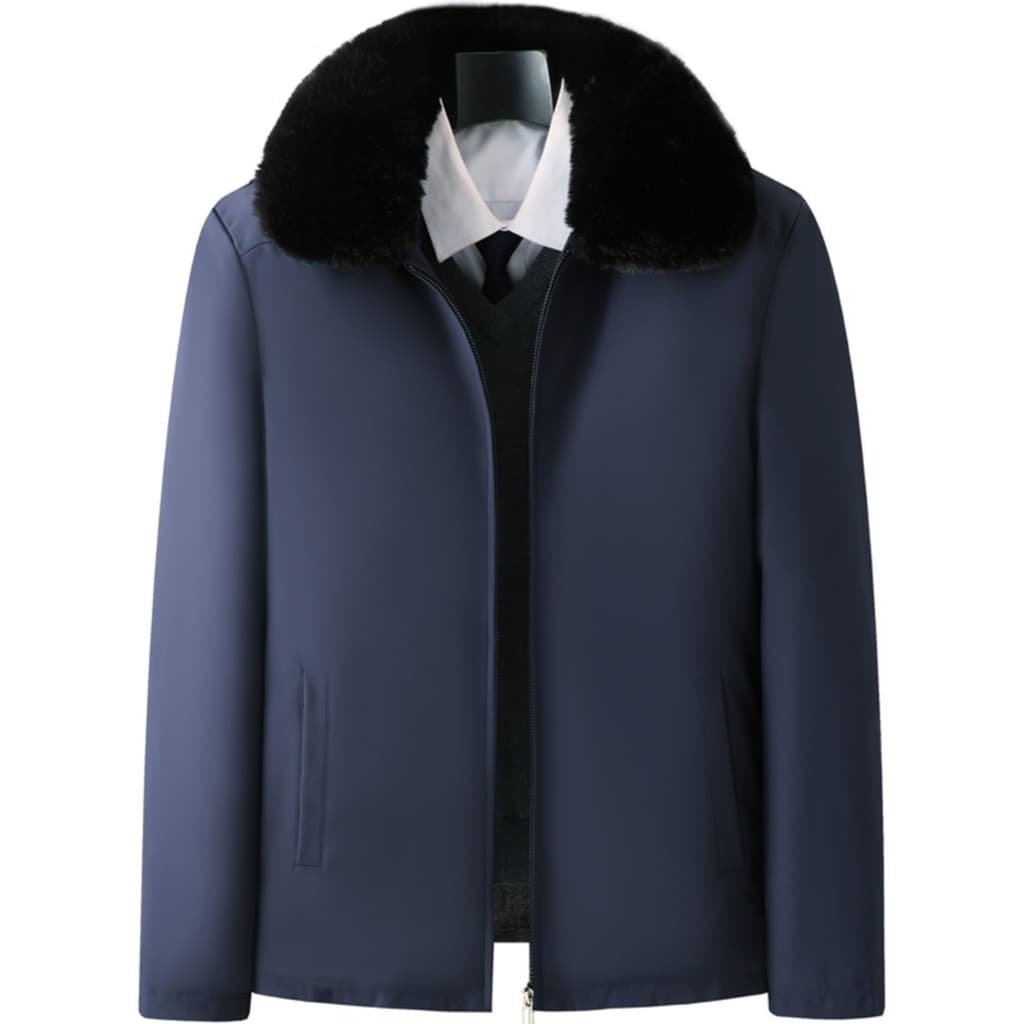 Jaqueta pai outono inverno jaqueta para idosos de meia-idade vovô inverno jaqueta acolchoada de algodão roupas masculina